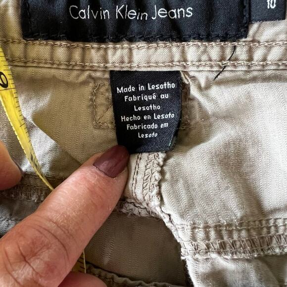 Calvin Klein size 10 women’s khaki pants - Picture 6 of 11